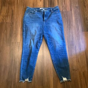 Loft Curvy high waist Skinny Jeans